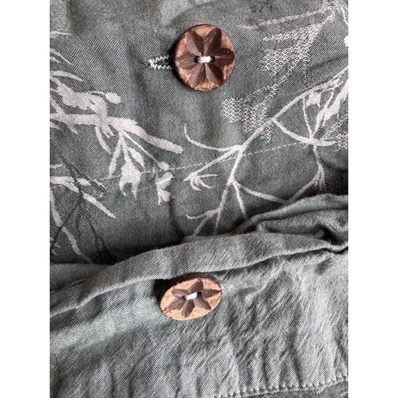 3 PC Duvet Cover Set KING Cotton Jacquard Green Floral Thin Branch Bedding - Picture 5 of 8